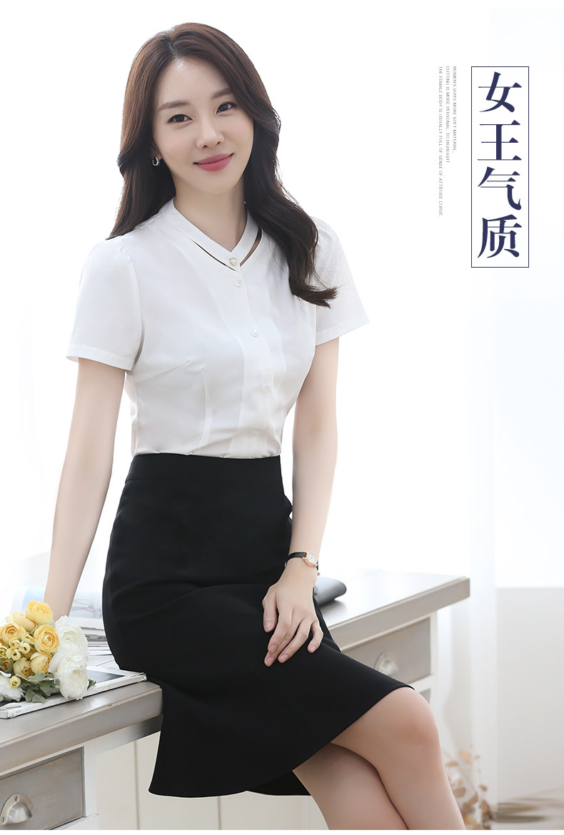 職業(yè)套裝襯衫裙子定做 女夏2020新款套裝 時(shí)尚氣質(zhì)小香風(fēng)教師面試正裝女工作服正式春